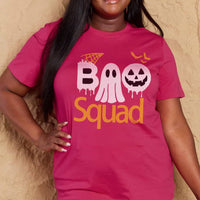 Simply Love Full Size BOO SQUAD Graphic Cotton T-Shirt