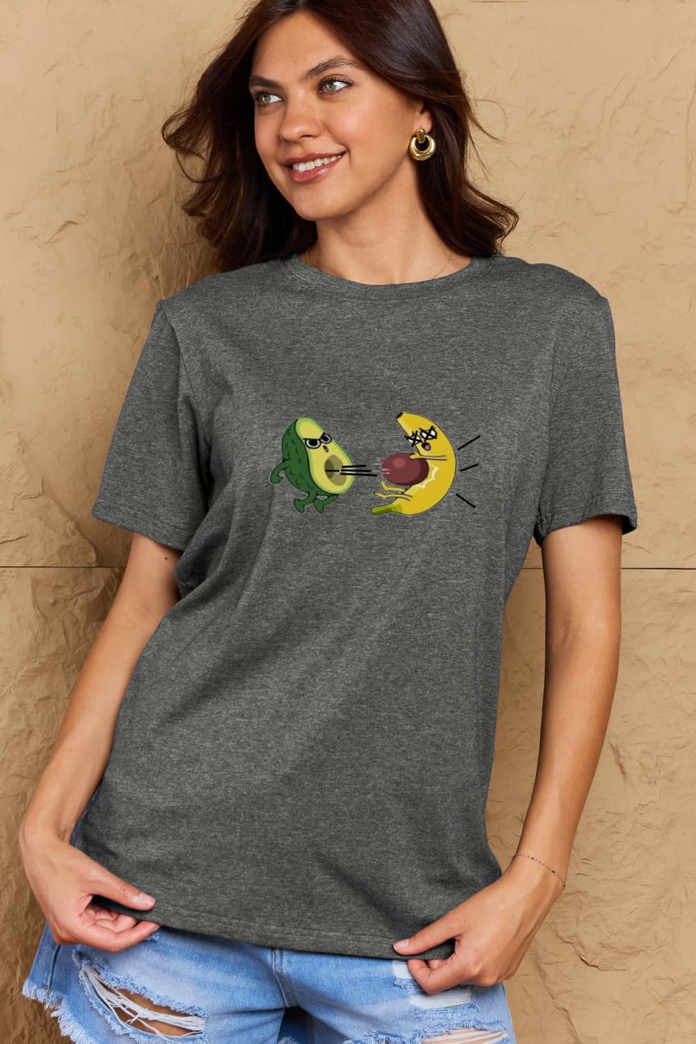 Simply Love Full Size Avocado Graphic Cotton T-Shirt