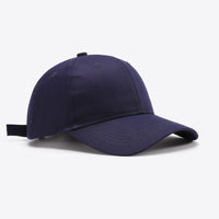 Plain Adjustable Cotton Baseball Cap