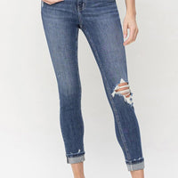 Vervet by Flying Monkey Teagan Full Size High Rise Cropped Skinny Jeans