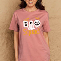 Simply Love Full Size BOO SQUAD Graphic Cotton T-Shirt