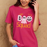 Simply Love Full Size BOO SQUAD Graphic Cotton T-Shirt