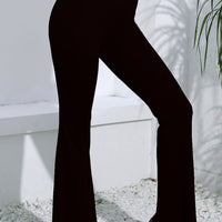 High Waist Long Flare Pants