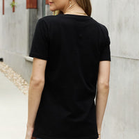 Simply Love Full Size Round Neck Graphic Cotton Tee