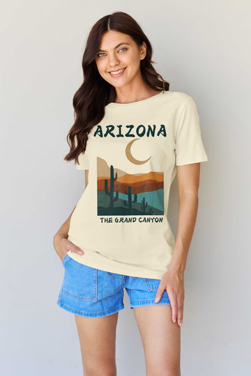 Simply Love Full Size ARIZONA THE GRAND CANYON Graphic Cotton Tee