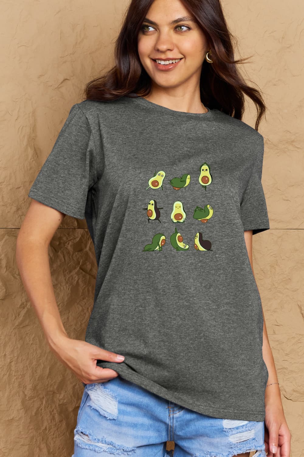 Simply Love Full Size Avocado Graphic Cotton T-Shirt