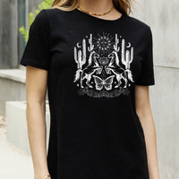 Simply Love Full Size Cactus & Horse Graphic Cotton Tee