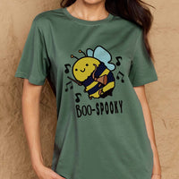 Simply Love Full Size BOO-SPOOKY Graphic Cotton T-Shirt