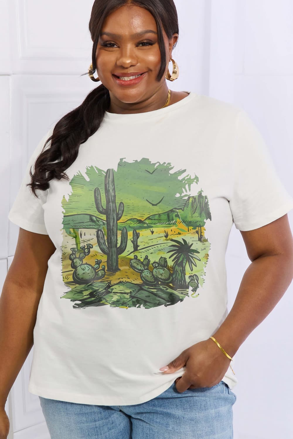 Simply Love Full Size Desert Graphic Cotton Tee