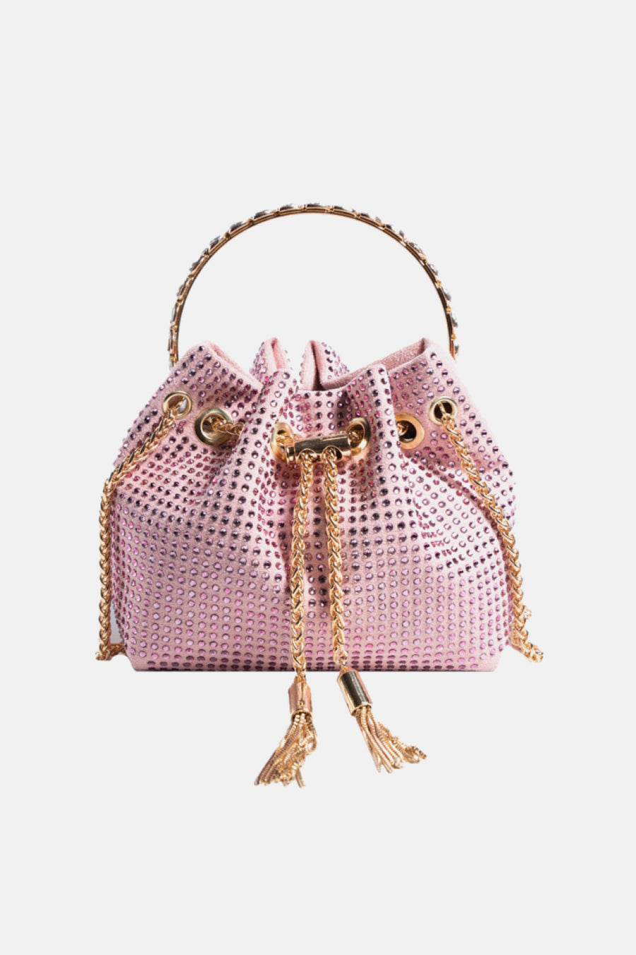 Glitter PVC Small Bucket Bag