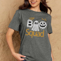 Simply Love Full Size BOO SQUAD Graphic Cotton T-Shirt