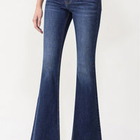 Lovervet Full Size Joanna Midrise Flare Jeans