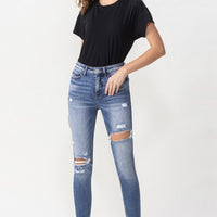 Lovervet Juliana Full Size High Rise Distressed Skinny Jeans