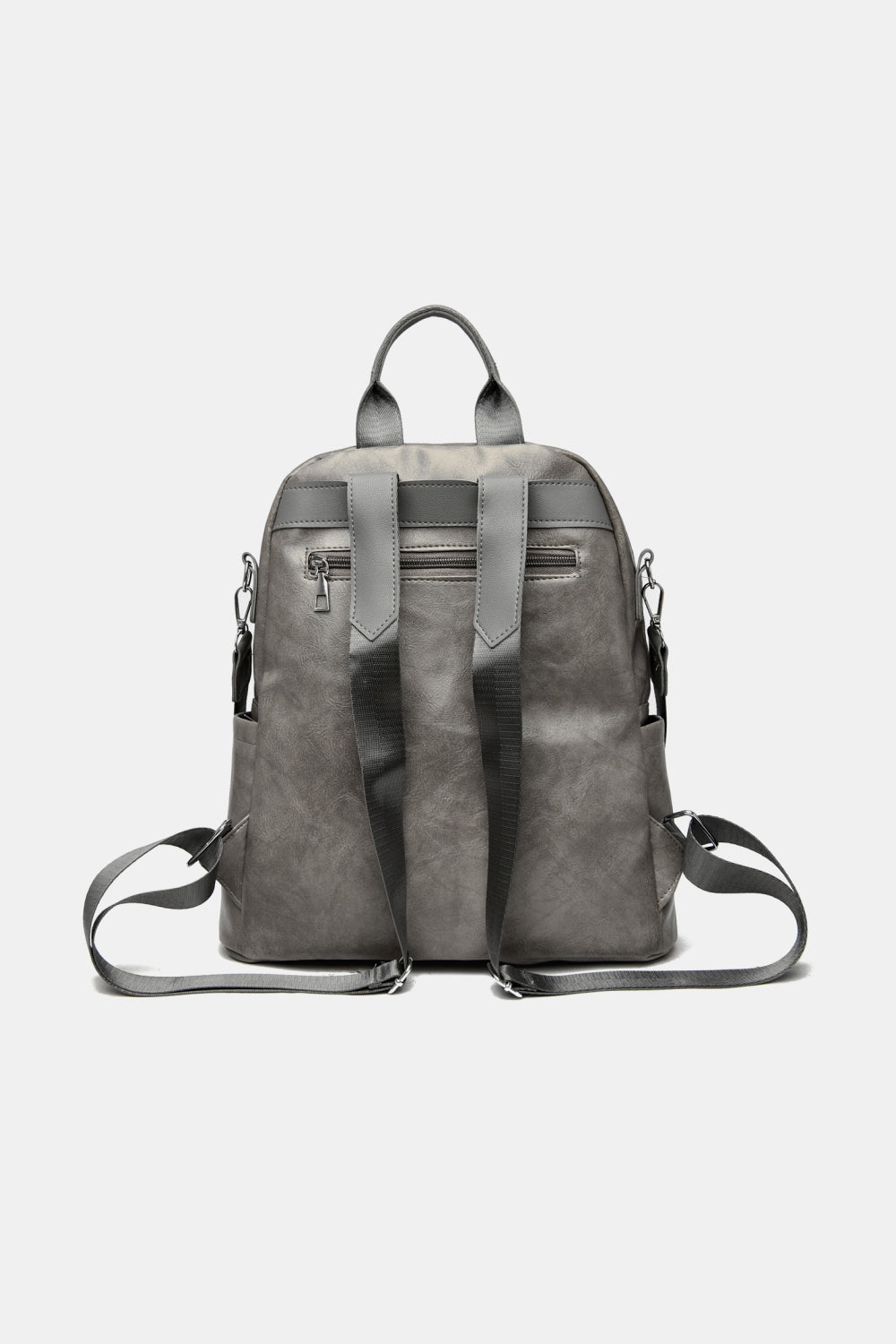 PU Leather Convertible Backpack