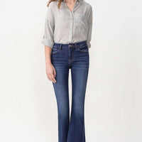 Lovervet Full Size Joanna Midrise Flare Jeans