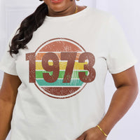 Simply Love Full Size 1973 Graphic Cotton Tee