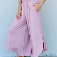 ODDI Full Size Wide Leg Palazzo Pants in Lavender