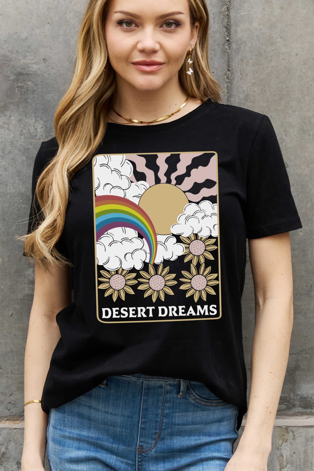 Simply Love Full Size DESERT DREAMS Graphic Cotton Tee