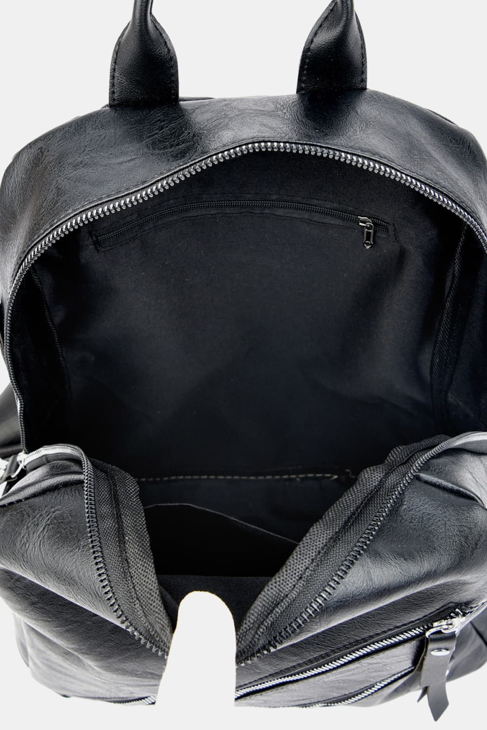 PU Leather Convertible Backpack