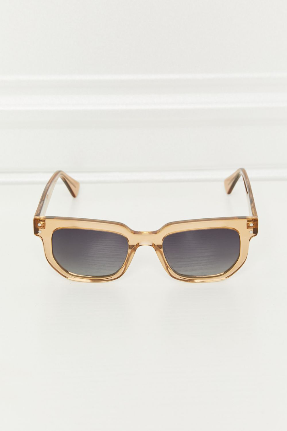 Rectangle Acetate Frame Sunglasses