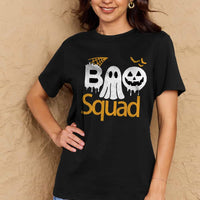 Simply Love Full Size BOO SQUAD Graphic Cotton T-Shirt