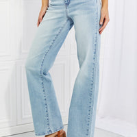 Judy Blue Harper Full Size High Waist Wide Leg Jeans