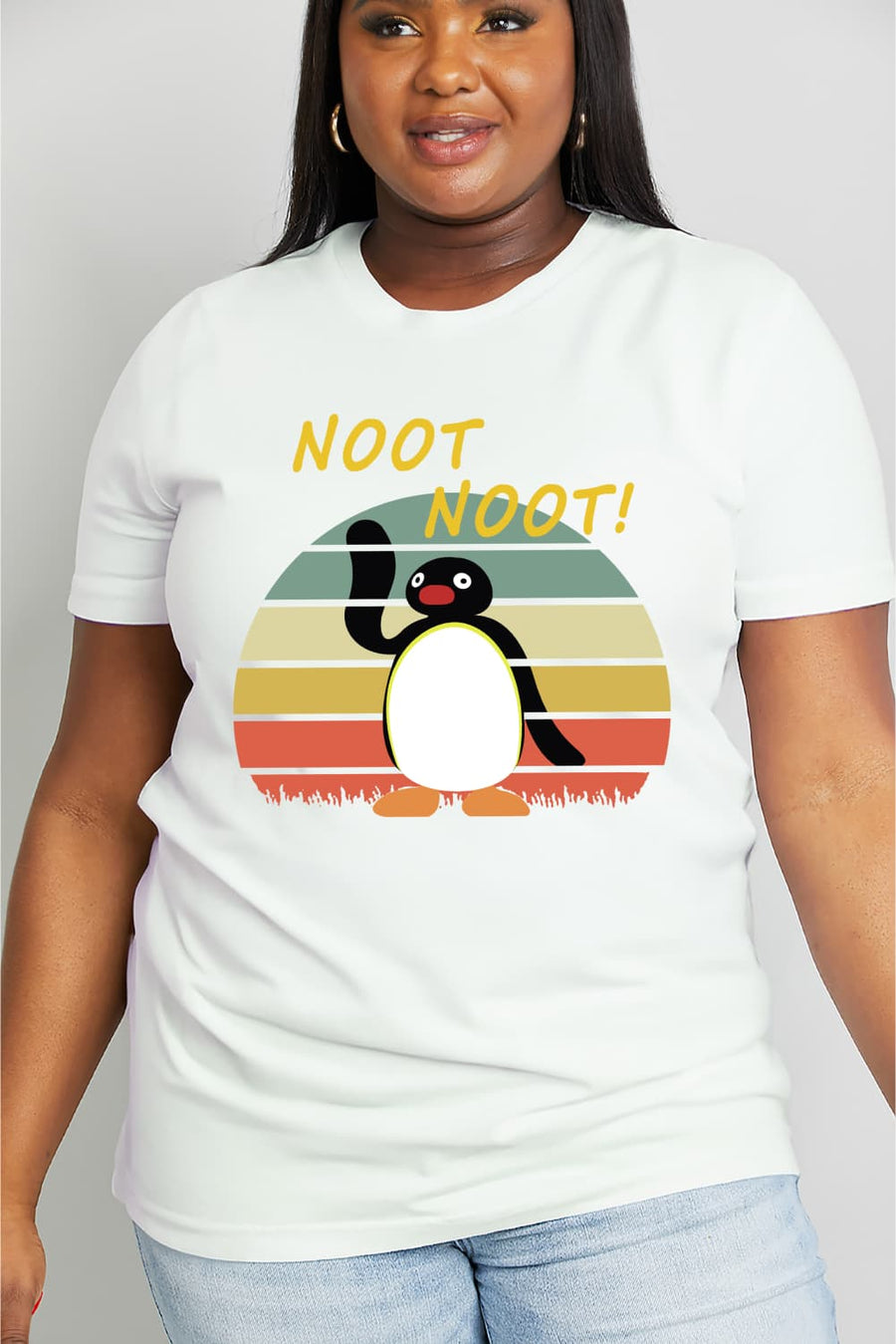 Simply Love Full Size NOOT Graphic Cotton Tee