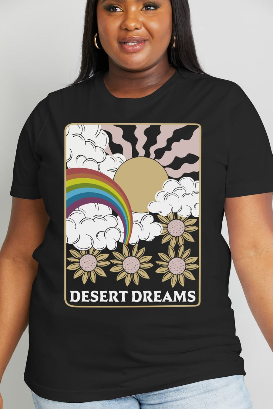 Simply Love Full Size DESERT DREAMS Graphic Cotton Tee