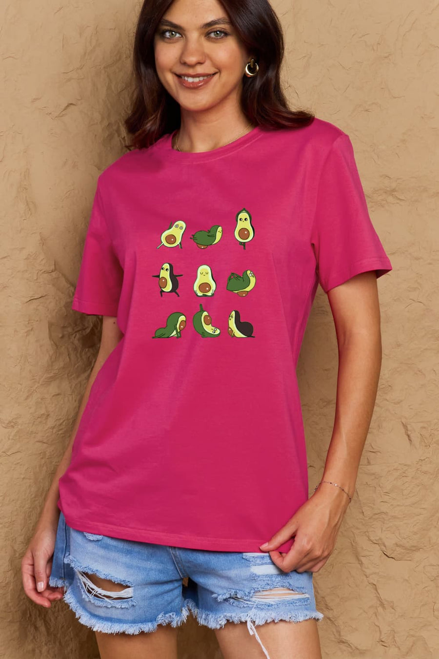 Simply Love Full Size Avocado Graphic Cotton T-Shirt