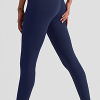 High Waist Seamless Ankle-Length Yoga Leggings