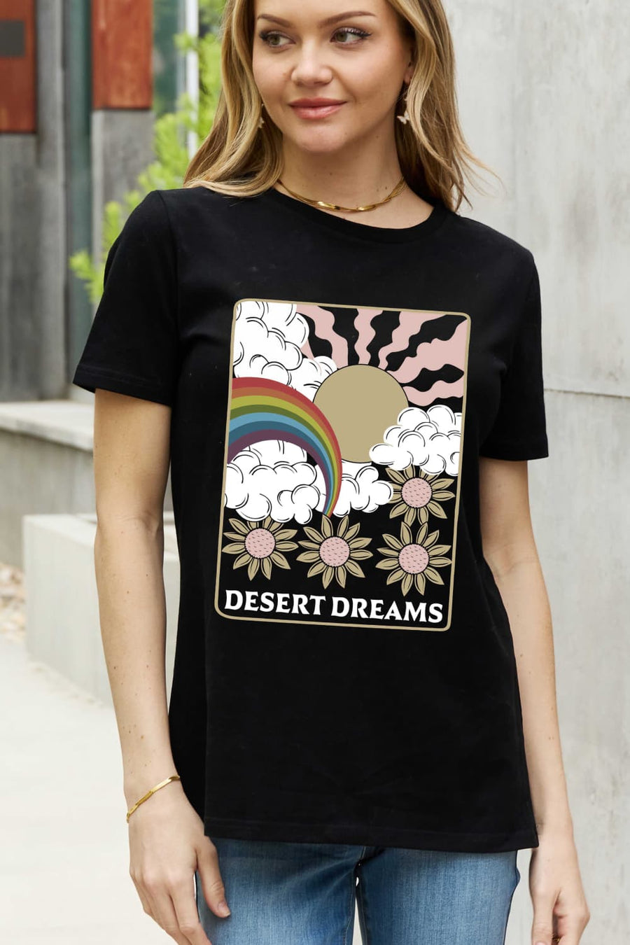 Simply Love Full Size DESERT DREAMS Graphic Cotton Tee