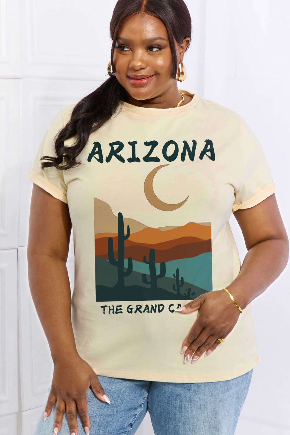 Simply Love Full Size ARIZONA THE GRAND CANYON Graphic Cotton Tee