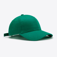 Plain Adjustable Cotton Baseball Cap