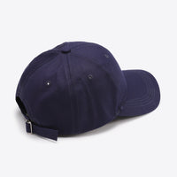 Plain Adjustable Cotton Baseball Cap