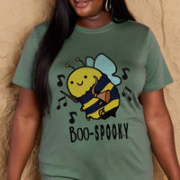 Simply Love Full Size BOO-SPOOKY Graphic Cotton T-Shirt