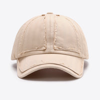 Distressed Adjustable Baseball Cap