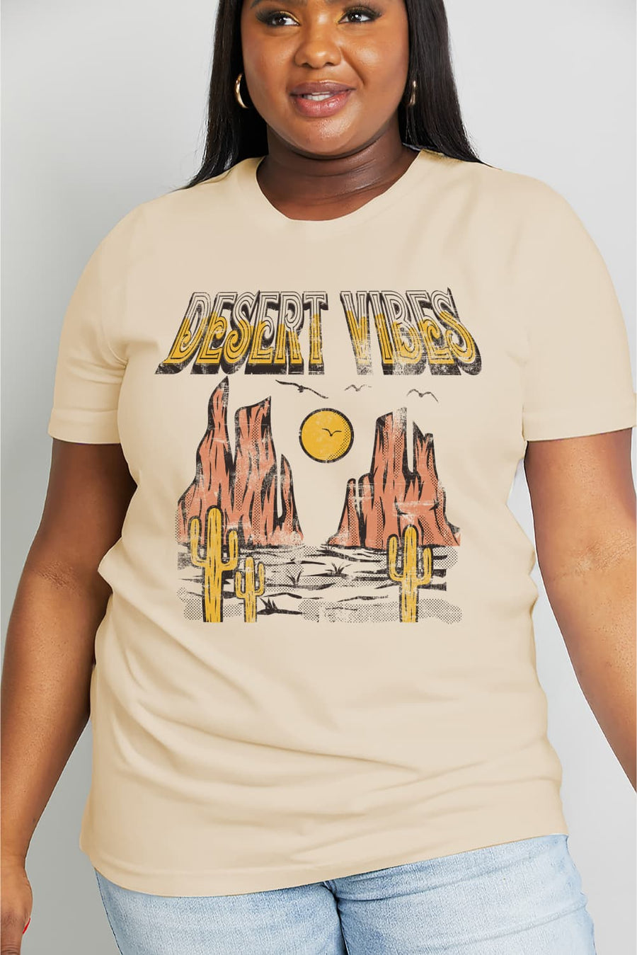 Simply Love Full Size DESERT VIBES Graphic Cotton Tee