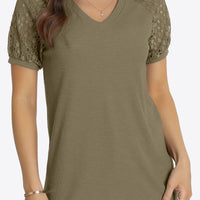 Short Sleeve V-Neck Tee