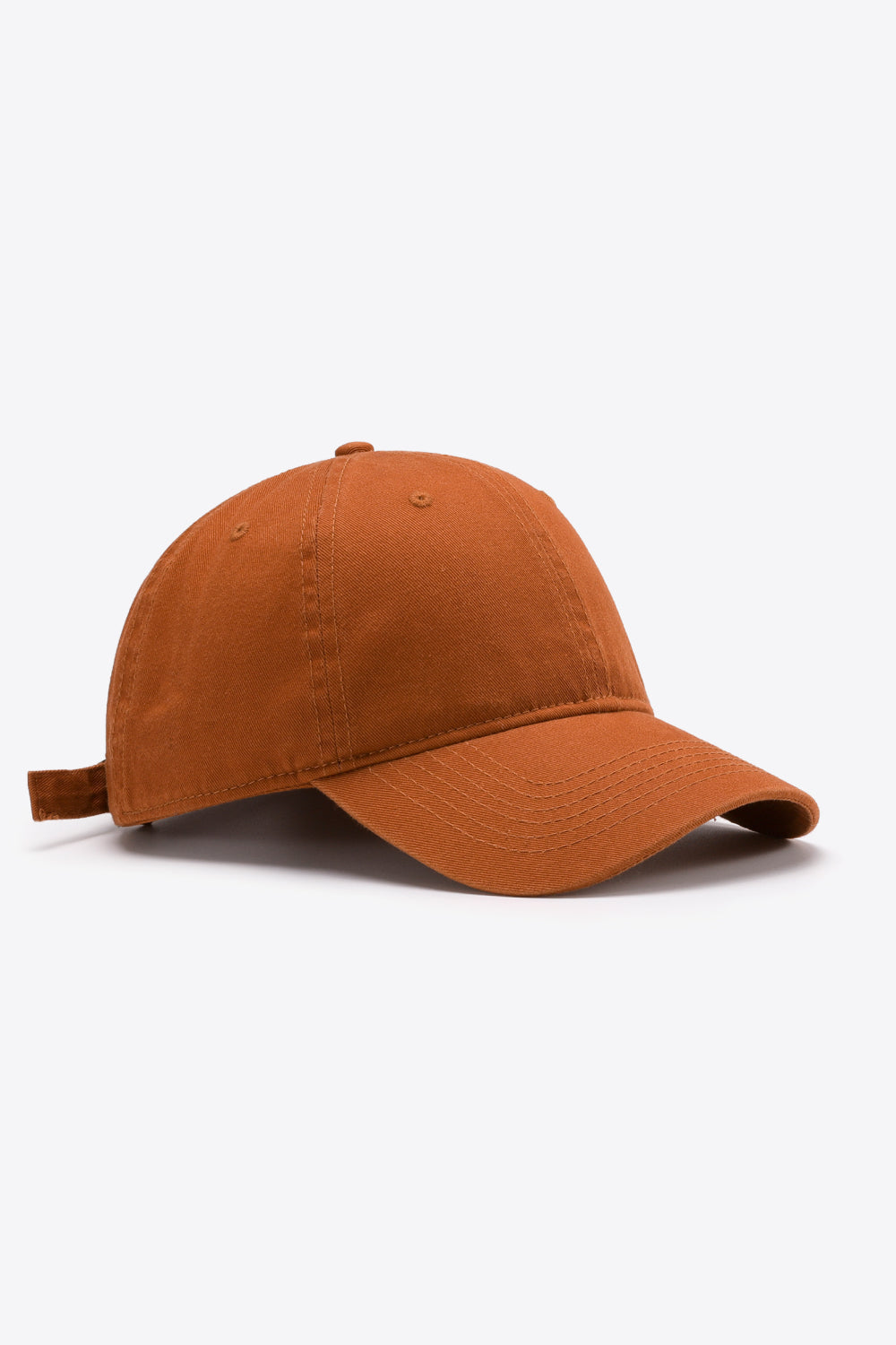 Plain Adjustable Cotton Baseball Cap