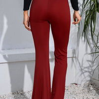 High Waist Long Flare Pants