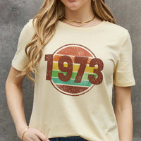 Simply Love Full Size 1973 Graphic Cotton Tee