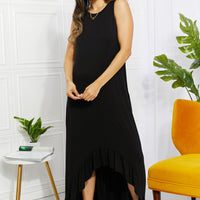 Heimish So Tempting Full Size High-Low Ruffled Maxi Dress