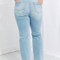 Judy Blue Harper Full Size High Waist Wide Leg Jeans