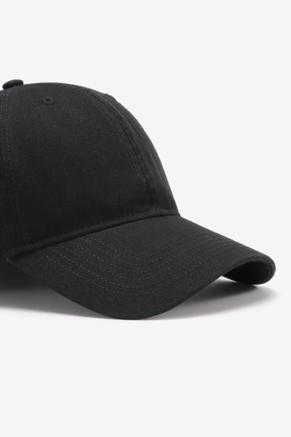 Plain Adjustable Cotton Baseball Cap