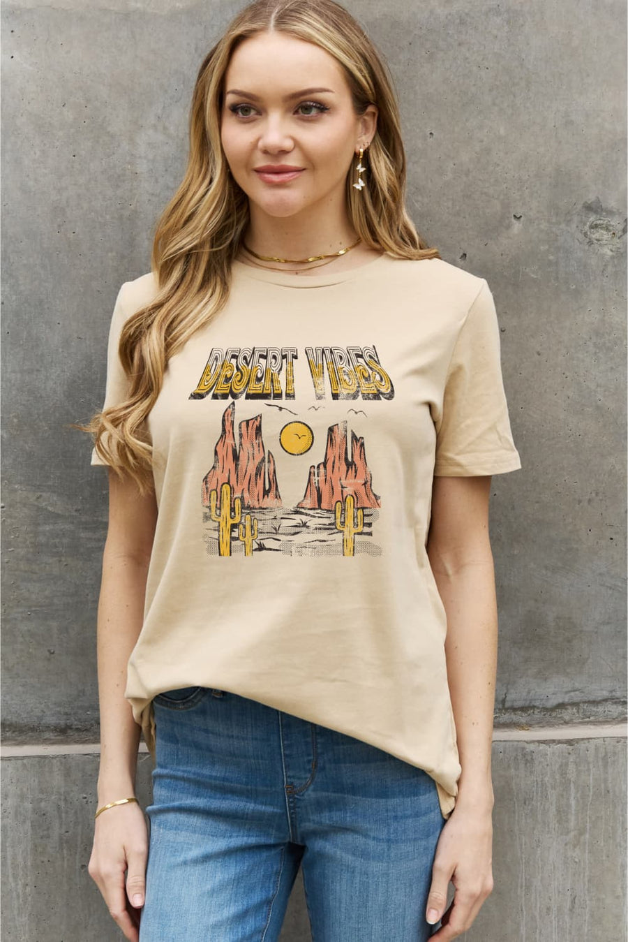 Simply Love Full Size DESERT VIBES Graphic Cotton Tee