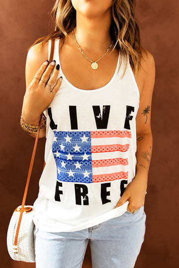 Stars and Stripes Graphic Tank