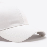 Plain Adjustable Cotton Baseball Cap