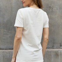 Simply Love Full Size Round Neck Graphic Cotton Tee