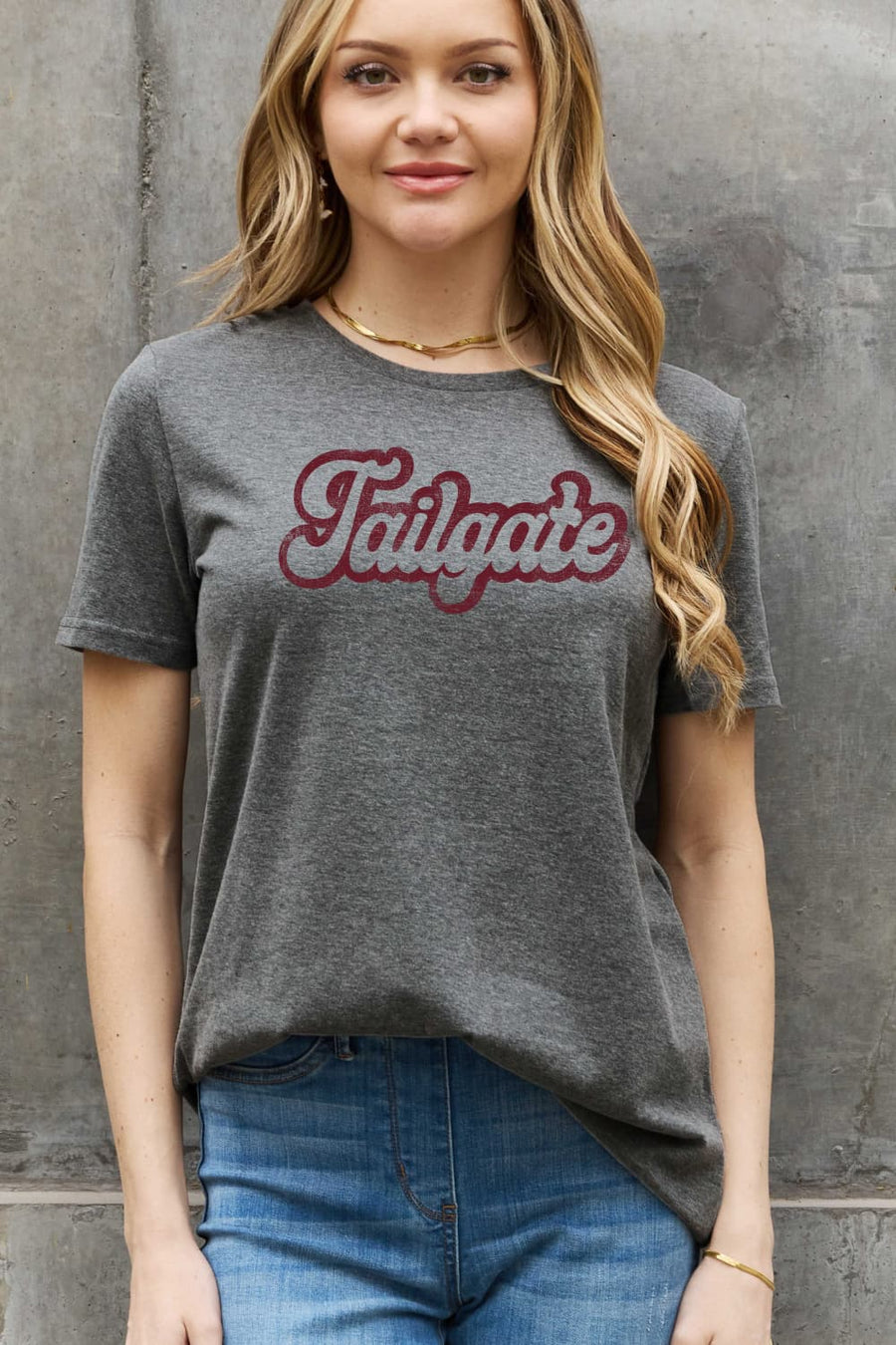 Simply Love Full Size TAILGATE Graphic Cotton Tee