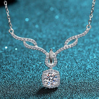 Right On Trend Moissanite Pendant Necklace